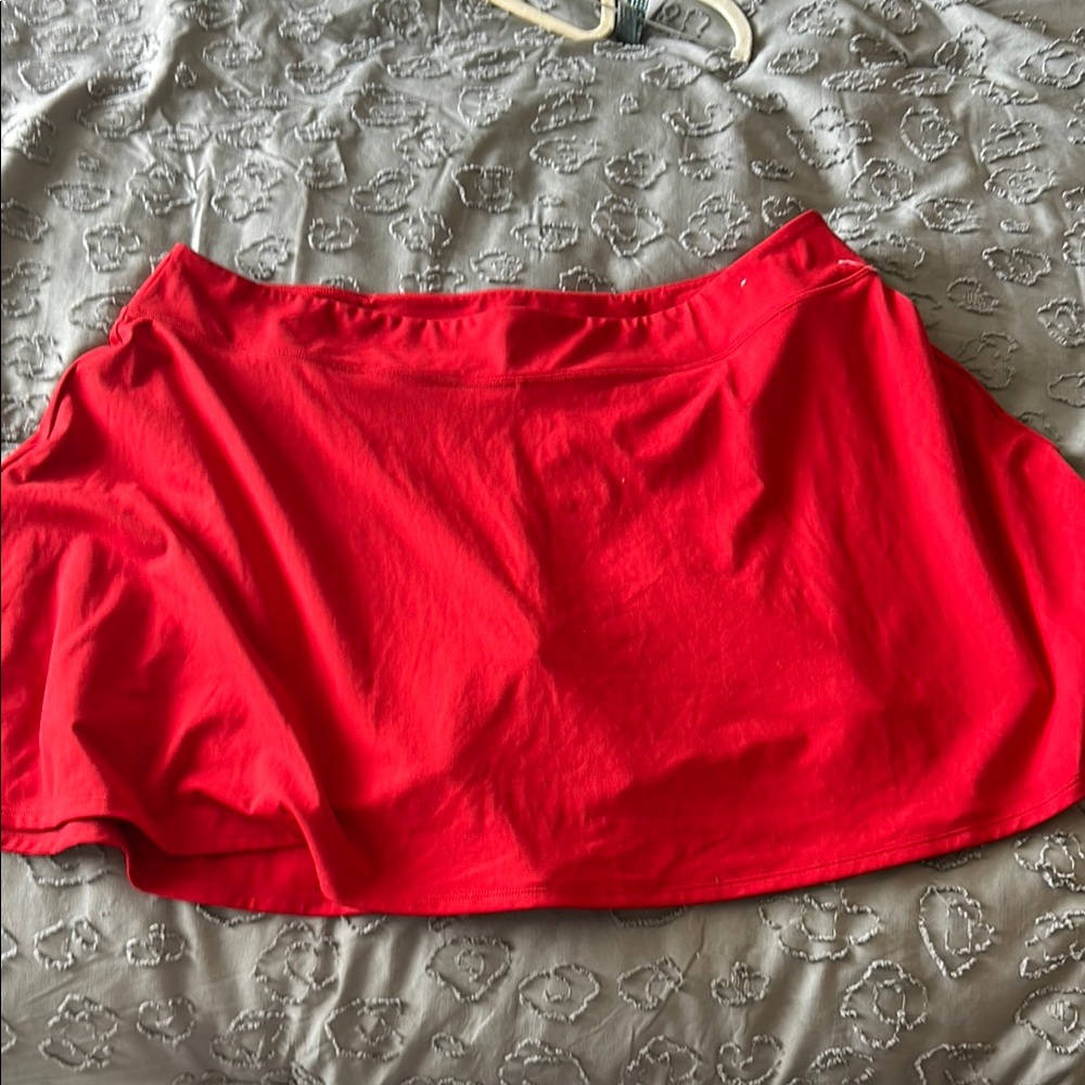 Stylish Red Women's Skirt